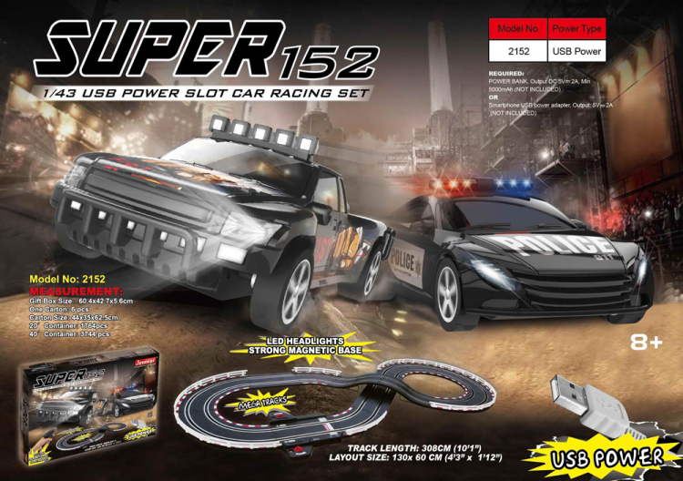 Bilbana Barn Joysway Super 152 USB driven 308cm Skala 1:43